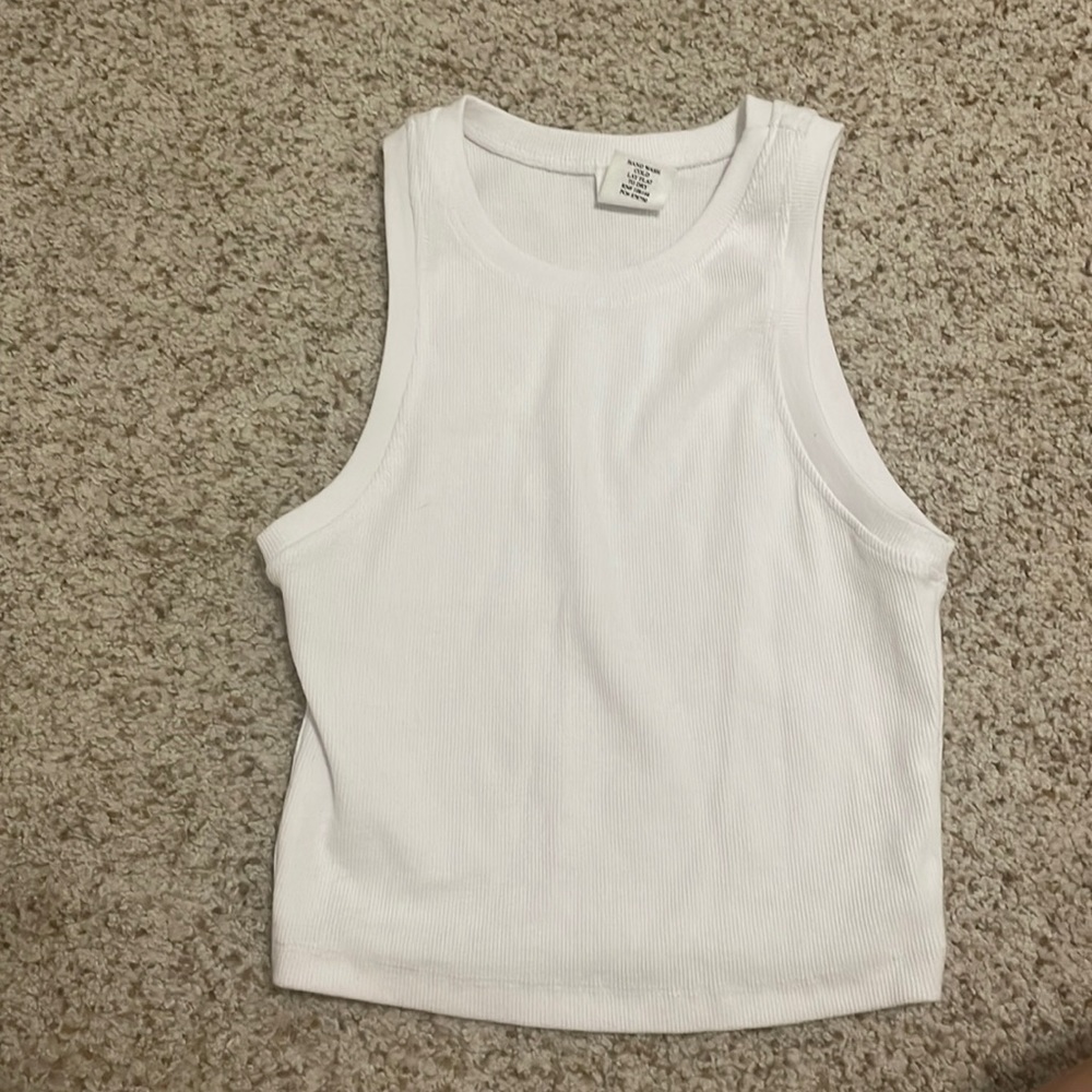White race back tank top, never worn before:)